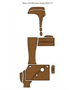 2000 Maxum 270 CR Cruiser Cockpit Pad Boat EVA Faux Teak Deck Floor Mat ... - $959.19 CAD
