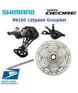 Shimano DEORE 12S M6100 4pcs GroupSet  Derailleur Chain Cassette Right S... - $128.88