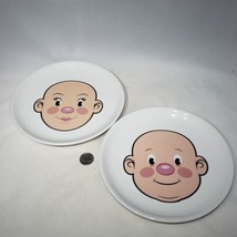 Set of 2 Fred and Friends Plays With His Food Plate Mr &amp; Mrs Face Childs Plates - £16.03 GBP