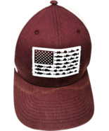 Texas A&amp;M Columbia PFG Fish Flag S/M Flexfit Mesh Snapback Trucker hat - $24.64 CAD