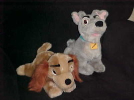 Disney Lady and The Tramp Plush Toys Best Of Show Versions Adorable - £19.71 GBP