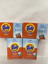 (2) Tide To Go Wipes 10 Individual Wipes Per Box Easy Travel Size  Remov... - £6.89 GBP