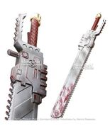 Munetoshi 39.5" Foam Anime 40k Red Chain Sword Game Replica Marine Cosplay - $45.52 CAD