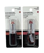 CoverGirl Continuous Color Lipstick Smokey Rose &amp; Bronze Peach 13 oz New... - $256.55 MXN