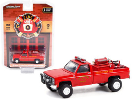 1986 Chevrolet C20 Custom Deluxe Pickup Truck Red First Attack Unit Fire... - $19.40