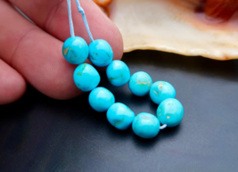 Stunning Brigh Color Sleeping Beauty Turquoise Untreated Nugget Beads - Arizona - £78.61 GBP