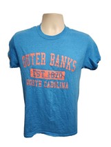 Outer Banks North Carolina est 1870 Adult Small Blue TShirt - £11.65 GBP