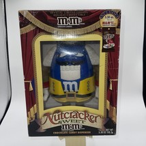 Vintage Blue M&amp;Ms Nutcracker Candy Dispenser - £13.58 GBP