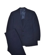 Hickey Freeman Suit Mens 41S Dark Grey Solid Jacket &amp; Pants Wool USA 34x29 - £105.63 GBP