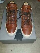 Authenticity Guarantee 
Giuseppe Zanotti Brown Mens Sneakers 2 Zipper EU... - $349.99