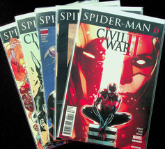 Spider-Man #6-10 (Jul-Dec 2016, Marvel) - 5 comics - Near Mint - $18.52