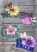 Hanging Vibrant Color - Metal Embossed Sign, CHOOSE Style - $21.90