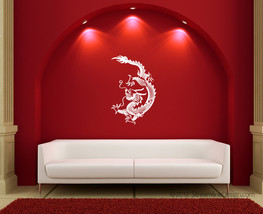 Large detailed Chinese Dragon Vinyl Wall Art - £18.34 GBP