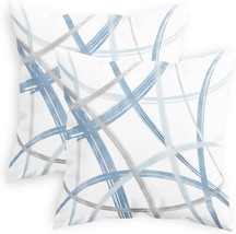 Throw Pillow Cases By Calitime, A Set Of Two Cozy Fleece Pillow Cases With - £25.02 GBP