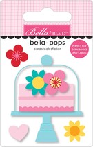 Birthday Bash Bella-Pops 3D Stickers-Pretty Pastry BB2735 - £11.04 GBP