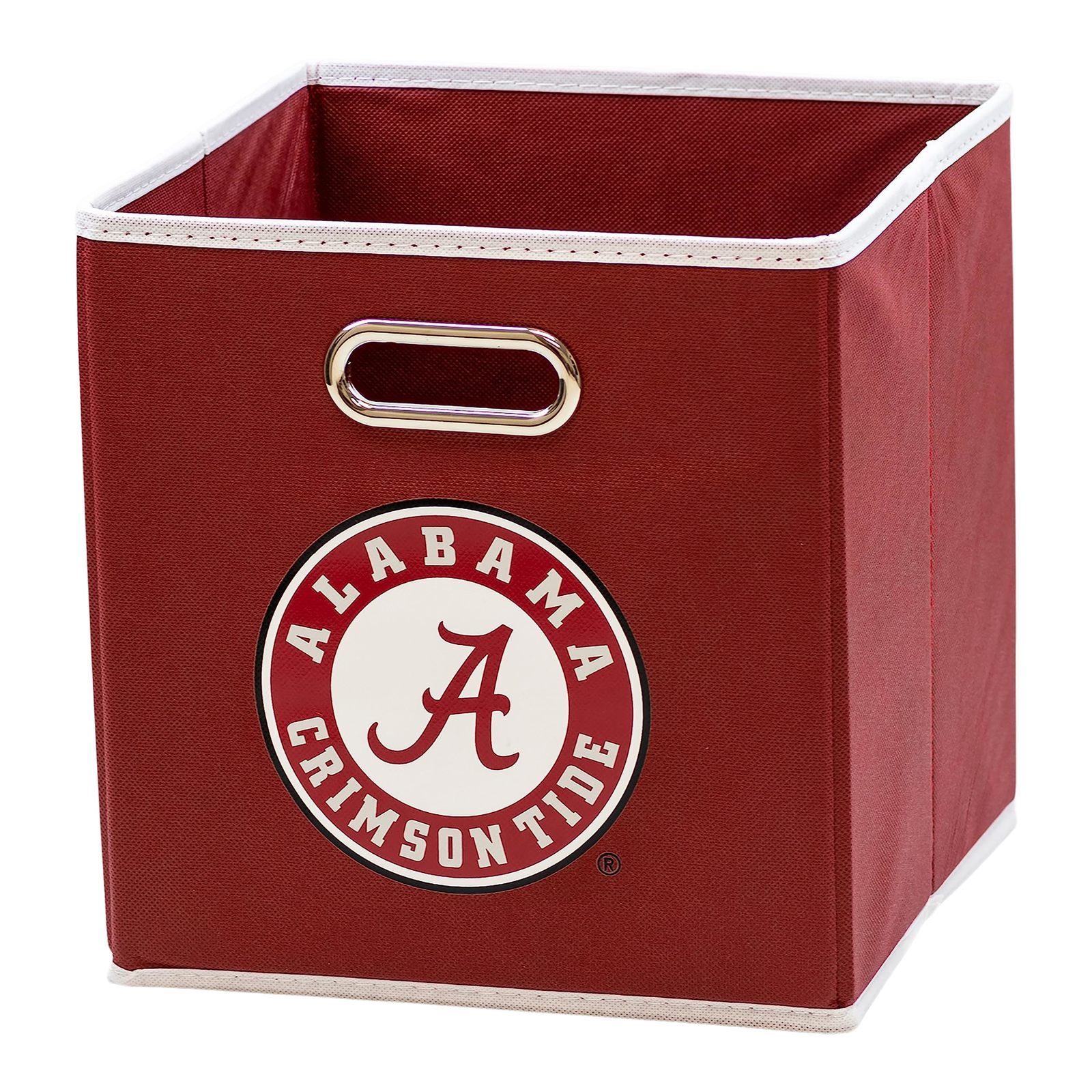 Franklin Sports NCAA Alabama Crimson Tide Collapsible Storage Bin - Made to Fit