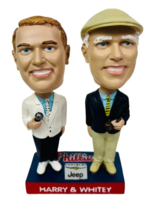 Harry Kalas &amp; Whitey Richie Ashburn Bobblehead Philadelphia Phillies 2002 - €33,52 EUR