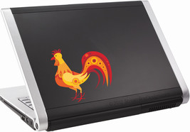 Whimsical Rooster Vinyl Laptop Art - £3.95 GBP