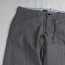 Gap 31 x 30 Light Gray Woven Straight Fit Mens Dress Chino Pants - £11.79 GBP