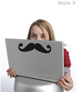 Mondo Mustache Vinyl Laptop Art. 6 Styles To Choose From. FREE SHIPPING - $3.95