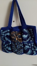 Blue Bayou Shoulder/Tote Bag, 20 inches wide, 16 inches deep, unlined - $20.00