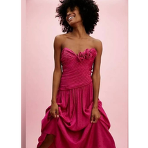 New Free People Make An Entrance Maxi Dress $298 Size 2 Pink Removable Straps - £104.95 GBP