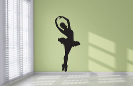 Ballet Dancer Silhouette Vinyl Wall Art Decoration - £19.87 GBP