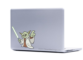 Star Wars Yoda Vinyl Laptop Art - $5.95