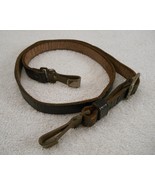 WWII German tunic WW1 dress leather brown belt political RZM cross strap - £85.16 GBP