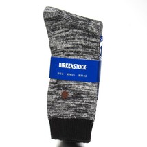 Birkenstock Men&#39;s Marled Stripe Casual Socks Black EU 43-46 M 10-13.5 - £7.86 GBP