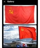 UNITED SOVIET 2x3 ft SOVIET USSR RUSSIA BANNER FLAG better quality USA S... - $12.85