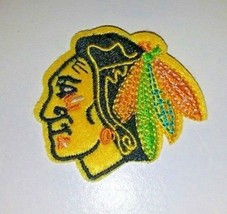 Chicago Blackhawks Embroidered Patch~2 1/8&quot; x 2&quot;~Iron Sew~NHL~Ships FREE - $60.63 MXN