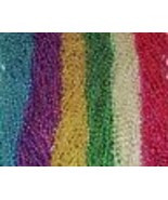 360 Mardi Gras Beads Necklaces Party Favors 6 Colors Lot 7mm 33&quot; - £51.62 GBP