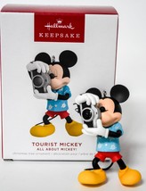 Hallmark Tourist Mickey - Mickey Mouse with Camera Disney Keepsake Ornament 2022 - $20.48