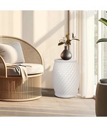 Ceramic Drum Stool: Indoor/Outdoor Accent Table - €94,66 EUR