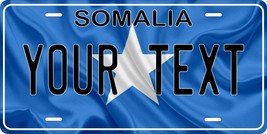 Somalia Flag Wave License Plate Personalized Custom Auto Bike Motorcycle... - £8.43 GBP+