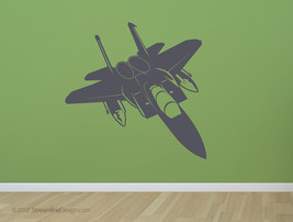 Jet Airplane Screams Across The Sky - Vinyl Wall Art Decor - $18.95