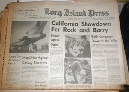 Long Island Press Newspaper Tuesday June 2, 1964 - $6.00