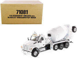 Kenworth T880 SFFA w McNeilus Bridgemaster Concrete Mixer White Transpor... - $93.44