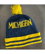 Vintage University of Michigan Wolverines Knit Pom Pom Beanie Winter Hat - $18.00