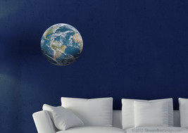 Earth Print - High Resolution Image on Adhesive Fabric - $38.95