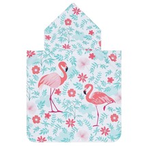 Flamingos Beach Towel Hooded Kids, Toddler Bath Towels For Girls, Boys, ... - £37.70 GBP