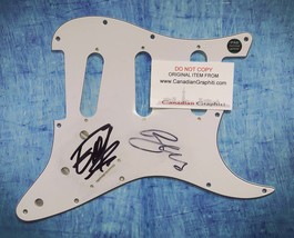 Bono &amp; The Edge U2 Hand Signed Autograph Guitar Pick Guard COA - £314.54 GBP