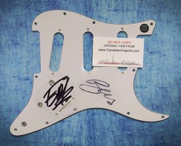 Bono &amp; The Edge U2 Hand Signed Autograph Guitar Pick Guard COA - £320.78 GBP