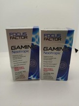 *PICS* 2X Focus Factor Gaming Nootropic Supplement with Lions Mane for Energy, - £12.73 GBP