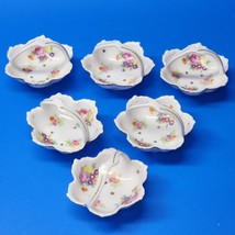 Vintage Japanese Salt Cellar Basket Hand Painted Ceramic Porcelain - Lot... - $29.67