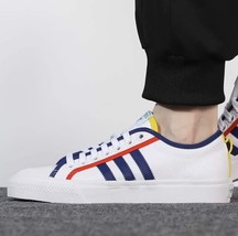 Authenticity Guarantee 
Adidas Nizza GZ8656 Skate Sneaker Shoes White Vi... - $148.47
