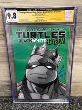 TMNT Black White &amp; Green #1 Biggie Smalls Homage CGC 9.8 Signed by Javon... - £134.63 GBP