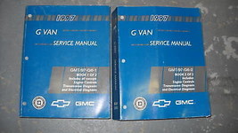 1997 Chevy Espresso GMC Savana G Furgone Servizio Riparazione Shop Manuale Set 2 - £67.29 GBP