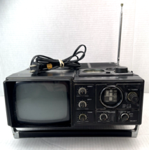 Vintage Samsung Portable TV Model BT-120ZT AM FM Radio VHF UHF for Resto... - $33.95